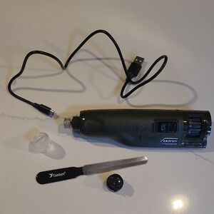 Gray Pet Nail Grinder and File Set